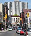 Queen Street South, Kitchener, Ontario looking North to King Street