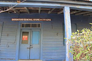 Sassafrass General Store and Post Office since 1729