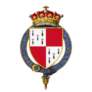 Shield of arms of Philip Stanhope, ,5th Earl of Chesterfiled, KG, PC, FRS.png