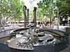 Fountain in Herald Square Sydney by Stephen Walker