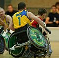 Wheelchair rugby game 1