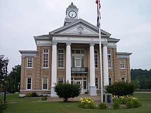 The Wirt County Courthouse in Elizabeth