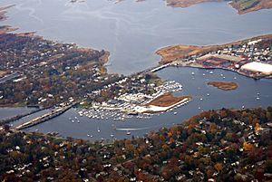 Aerial view of Barrington in 2008