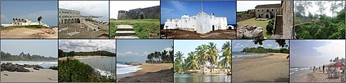 Ghana Tourism sites (collage)