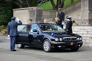 Governor-General of New Zealand Jaguar XJ8 Battle of Britain 70th commemorations