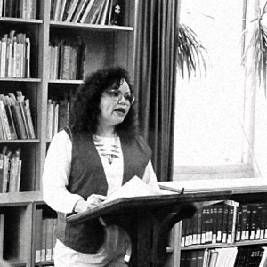 M Miriam Herrera at Russell Sage College, Troy NY, April 2012