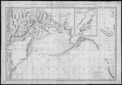 Map Presenting the Discoveries of Russian Navigators in the Pacific Ocean, as Well as Those of Captain Cook WDL127