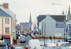 Omagh lower market street in 2001