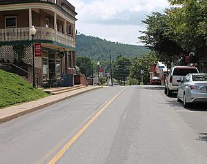 Pennsylvania Route 54 east in Montgomery, Pennsylvania