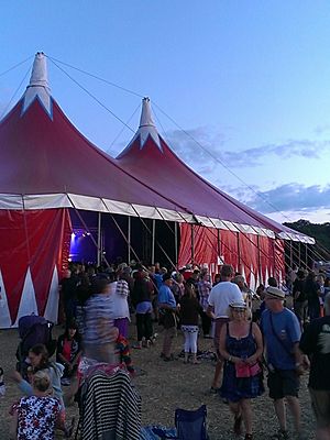 The Second Stage at Wickham Festival 2015