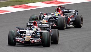Toro Rosso duo 2008 Japan free practice