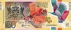 Trinidad and Tobago Revised 50 Dollar Bill