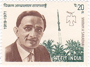 Vikram Sarabhai 1972 stamp of India