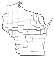 Location of Gingles, Wisconsin