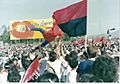 10th anniversary of the Nicaraguan revolution in Managua, 1989