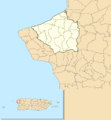 Aguada, Puerto Rico locator map