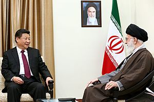 Ali Khamenei met with Xi Jinping in Tehran 2016 (1)