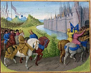 Arrivée des croisés à Constantinople