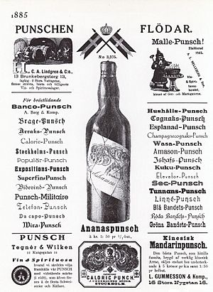 Caloric punsch advertistement circa 1885