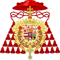Coat of Arms Infante Louis of Spain, as Cardinal and Archbishop of Toledo