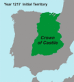 Crown of Castile - Map