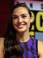 Gal Gadot at the 2018 Comic-Con International 13 (cropped)