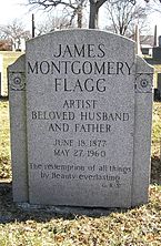 Grave of James Montgomery Flagg