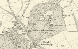 HatchBeauchamp Somerset 1886 OS SixInchToOneMile Map