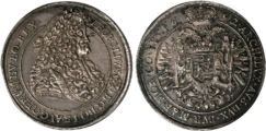 Hungary-thaler-leopold-1692