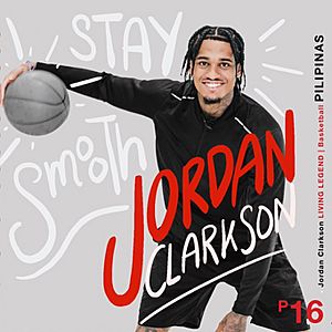 Jordan Clarkson 2021 stamp of the Philippines