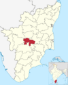 Karur in Tamil Nadu (India).svg