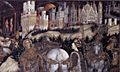 Pisanello - St George and the Princess of Trebizond (detail) - WGA17878