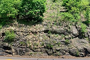 Port Clinton, PA - bedrock outcrop