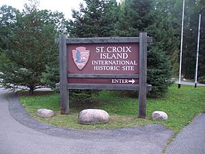 St. Croix Island Historic Site entrance