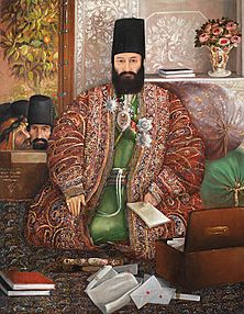 The Governor of 'Arabistan, perhaps Khanlar Mirza Ihtisham al-Dawlah (d. 1861-2), Qajar Persia, dated October-November 1866