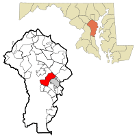 Location of Parole, Maryland
