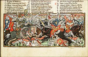 Battle between Clovis and the Visigoths