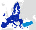 EU and Turkey Locator Map
