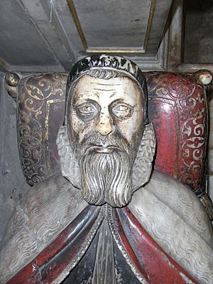 Effigy of John Still at his tomb in Wells Cathedral, Somerset, UK - 20100930.jpg