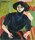 Ernst Ludwig Kirchner - Portrait of a Woman