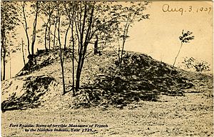 Fort Rosalie postcard