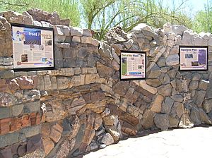Geology Wall at Tohono Chul, Tucson