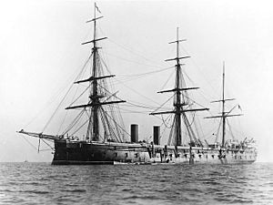 HMS Northumberland 1890 USNHC NH 75982