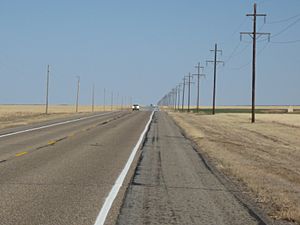 Highway 412 In The Oklahoma Panhandle