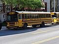 Metropolitan Nashville Public School bus in front of Country Music Hall of Fame.JPG