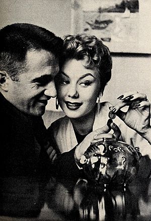 Mitzi Gaynor with her husband Jack Bean, c. 1955