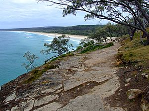 Point Lookout Foreshore (2008), view along the coast