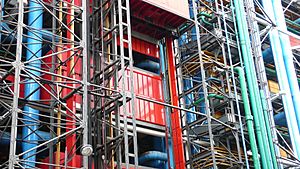 Pompidou Centre building technology