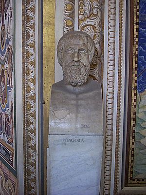 Pythagoras Bust Vatican Museum
