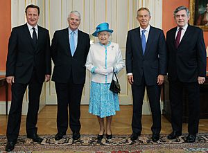 Queen Elizabeth II with her British Prime Ministers, Diamond Jubilee 2012